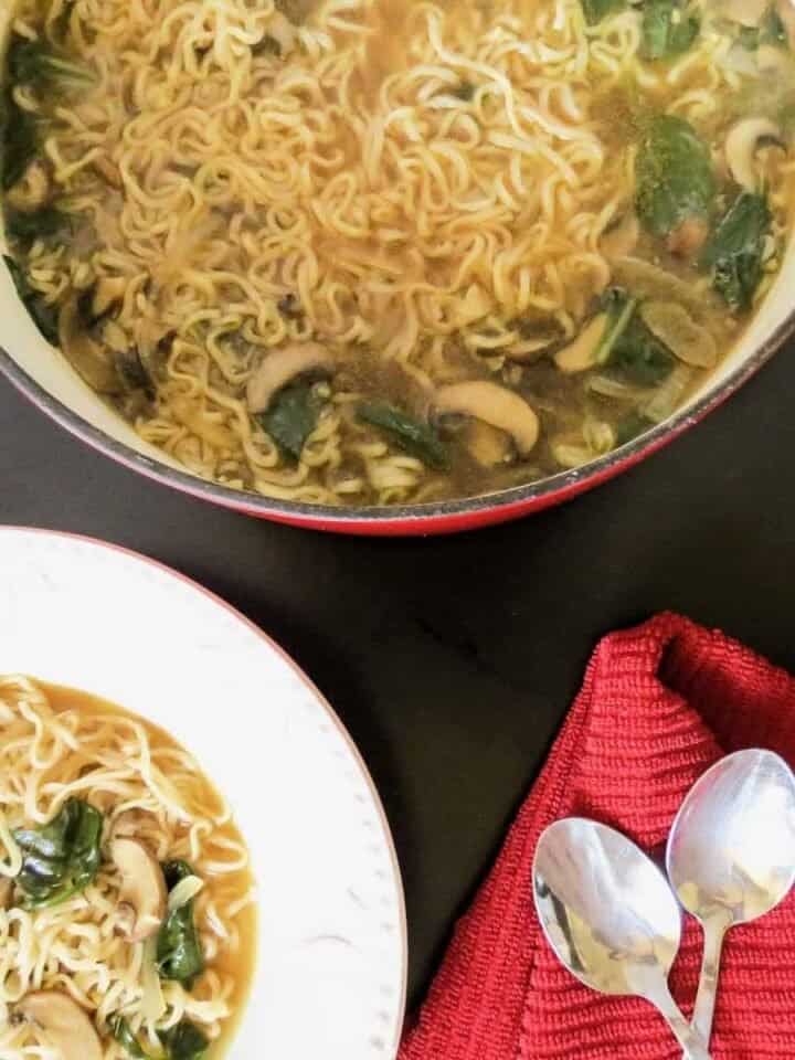Hot and Sour Vegetable Ramen