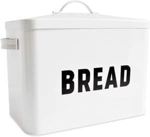 farmhouse metal bread box