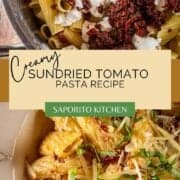 creamy sundried tomato pasta recipe