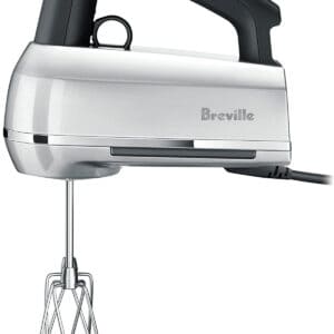 silver and black electric hand mixer.